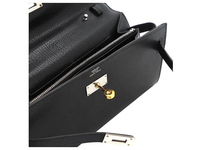 Hermès Portafoglio a Spalla Hermes Kelly To Go Nero - vista 9