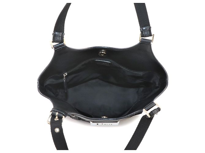 Sac à main cabas Christian Dior Trotter Street Chic Noir - vue 6