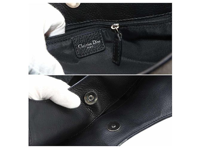 Sac à main cabas Christian Dior Trotter Street Chic Noir - vue 7