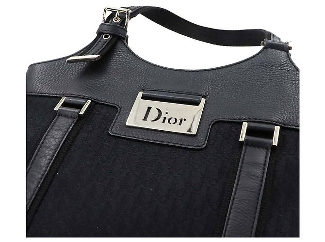 Sac à main cabas Christian Dior Trotter Street Chic Noir - vue 8
