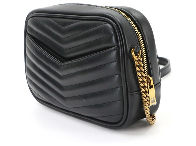 Autre Marque Sac à main épaule Lou Chain Saint Laurent Noir - vue 4