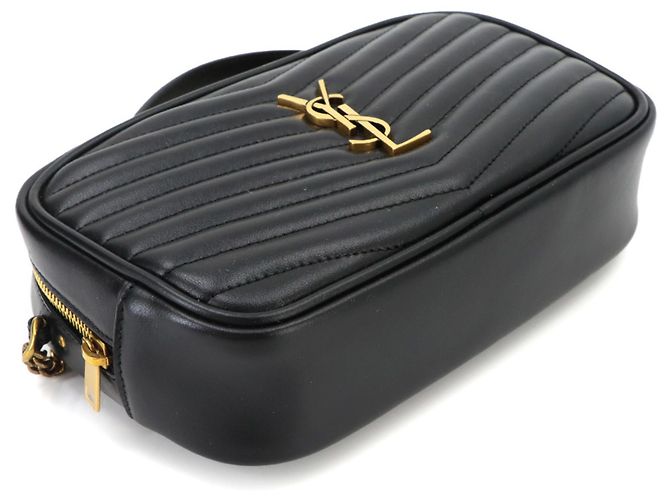 Autre Marque Sac à main épaule Lou Chain Saint Laurent Noir - vue 5
