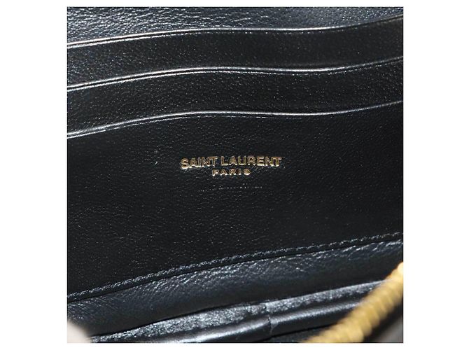 Autre Marque Sac à main épaule Lou Chain Saint Laurent Noir - vue 8
