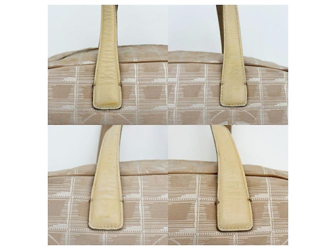Borsa Mini Boston Chanel New Travel Line Beige - vista 10