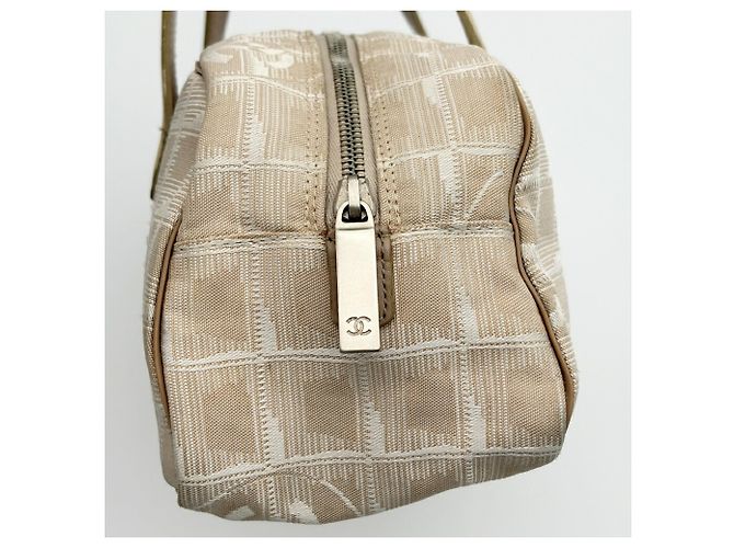 Borsa Mini Boston Chanel New Travel Line Beige - vista 11