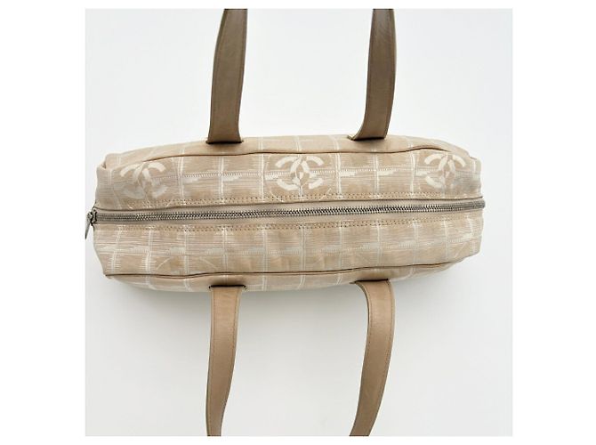 Borsa Mini Boston Chanel New Travel Line Beige - vista 15