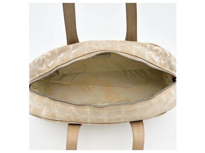 Borsa Mini Boston Chanel New Travel Line Beige - vista 18
