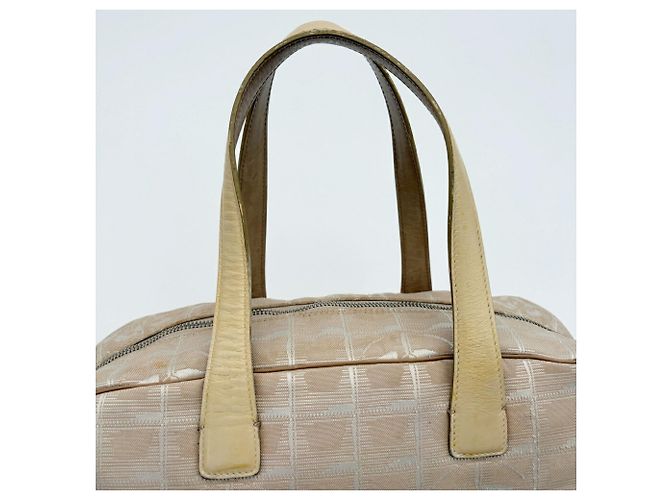 Borsa Mini Boston Chanel New Travel Line Beige - vista 7