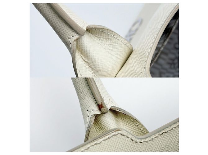 Borsa Tote Salvatore Ferragamo Gancini Crudo - vista 10
