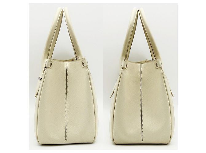 Borsa Tote Salvatore Ferragamo Gancini Crudo - vista 5