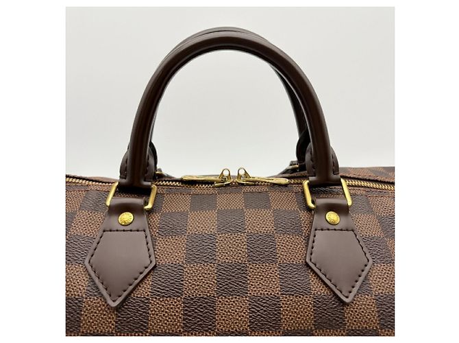Borsa a tracolla Louis Vuitton Speedy Bandoulière 30 Damier ebene - vista 10