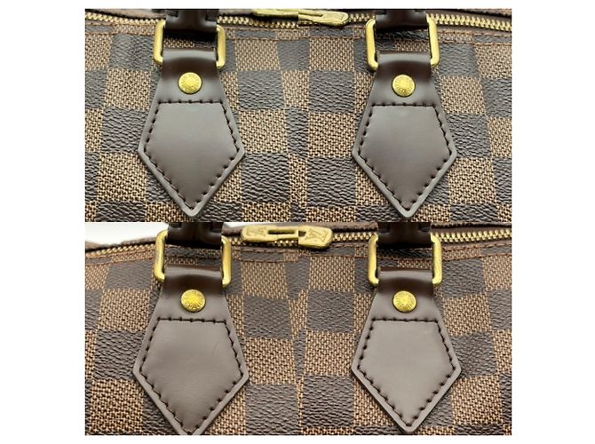 Borsa a tracolla Louis Vuitton Speedy Bandoulière 30 Damier ebene - vista 12