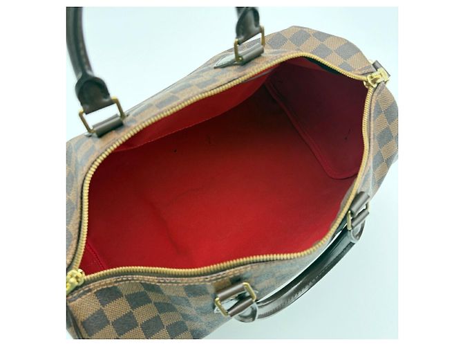 Borsa a tracolla Louis Vuitton Speedy Bandoulière 30 Damier ebene - vista 18