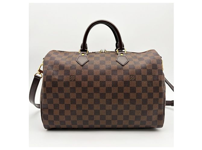 Borsa a tracolla Louis Vuitton Speedy Bandoulière 30 Damier ebene - vista 3