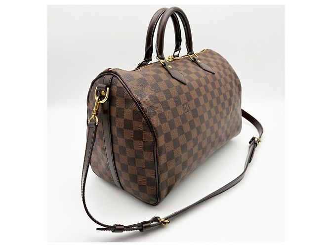 Borsa a tracolla Louis Vuitton Speedy Bandoulière 30 Damier ebene - vista 4