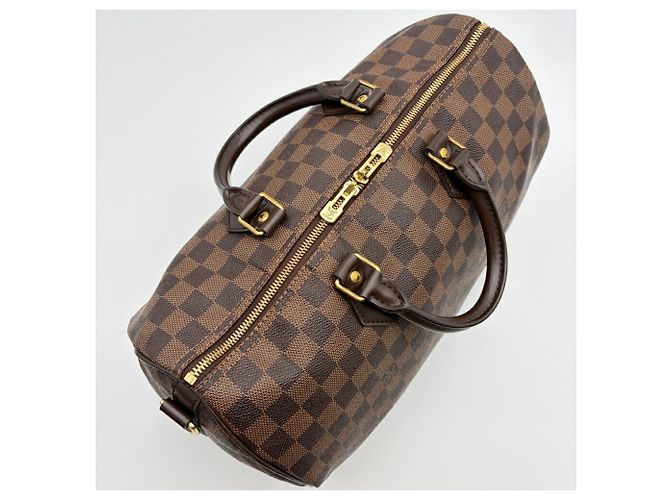 Borsa a tracolla Louis Vuitton Speedy Bandoulière 30 Damier ebene - vista 8