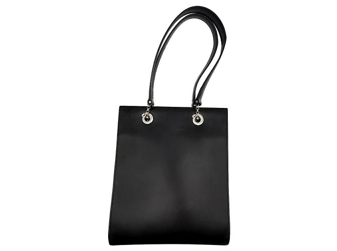 Borsa Tote Cartier Panthère in pelle nera Nero - vista 2