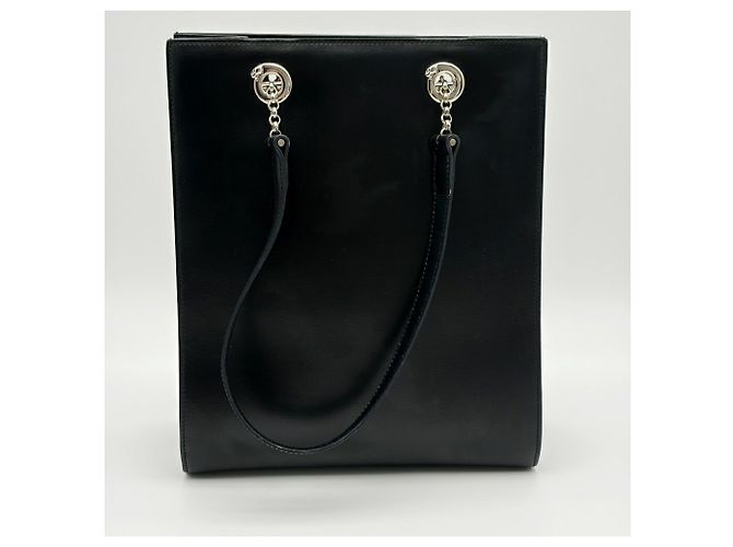 Borsa Tote Cartier Panthère in pelle nera Nero - vista 3