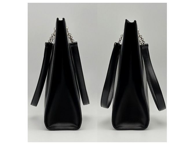 Borsa Tote Cartier Panthère in pelle nera Nero - vista 5