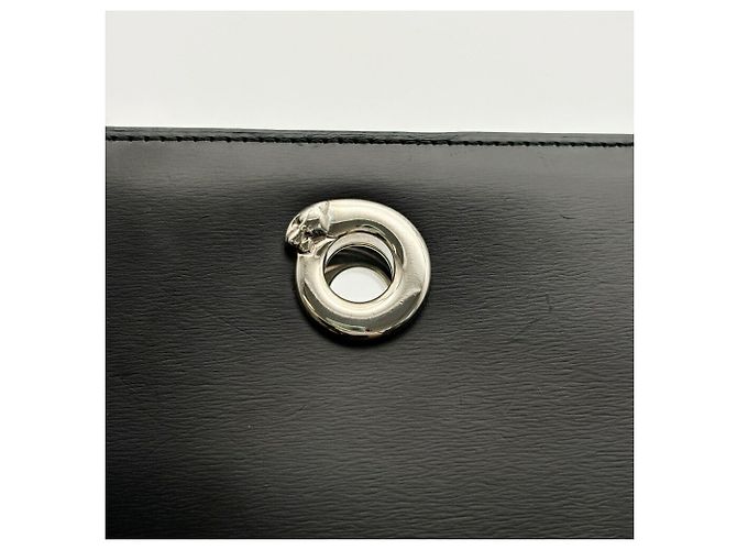 Borsa Tote Cartier Panthère in pelle nera Nero - vista 9