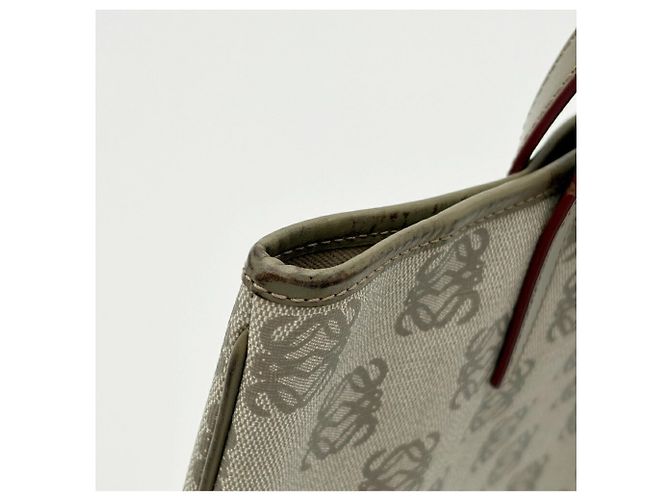 Bolso Tote Loewe Anagram Caqui - vista 9