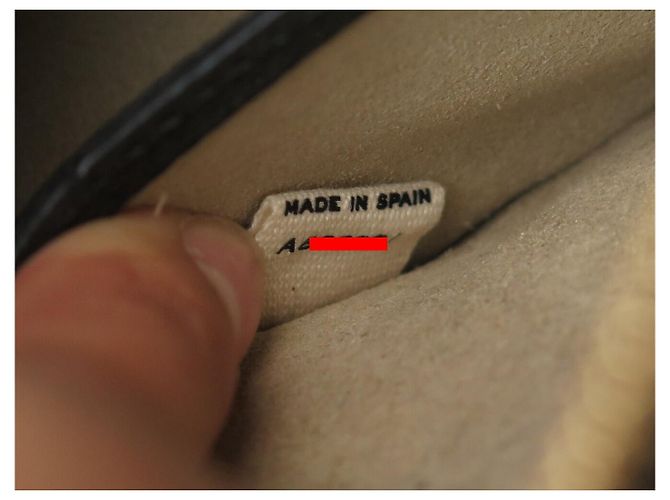 Polène NUOVA BORSA A MANO POLENE NUMERO DIX EDIZIONE ONDO PELLE NERA + CUSTODIA TELEFONO Nero - vista 9