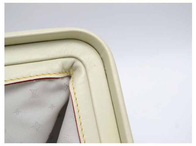 BORSA A MANO LOUIS VUITTON L'INGENIEUX GM M91811 PELLE SUHALI CREME Crudo - vista 14
