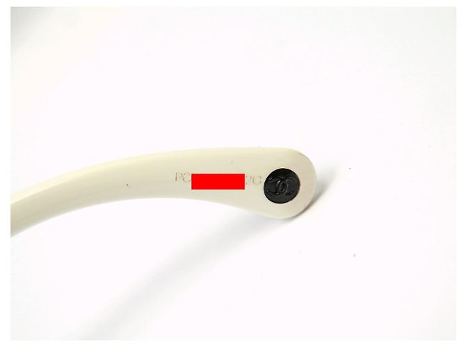 GAFAS DE SOL CHANEL CUADRADAS NUEVAS LOGO CC BLANCO Y NEGRO SUNGLASSES - vista 7