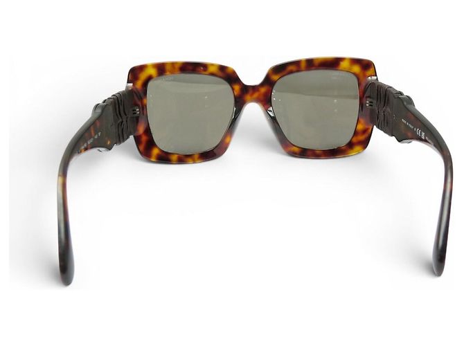 CHANEL LOGO CC 5474 SONNENBRILLE BRAUN SCHELLACK - Ansicht 3