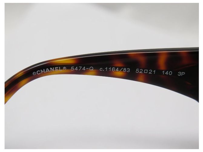 CHANEL LOGO CC 5474 SONNENBRILLE BRAUN SCHELLACK - Ansicht 6