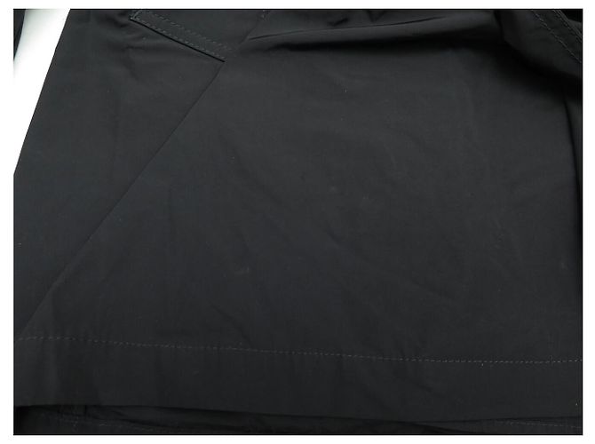 ABRIGO IMPERMEABLE BURBERRY TRENCH LARGO MEDIO BRIT 3762793 M 38 NEGRO COAT - vista 15