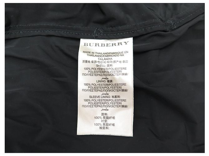 ABRIGO IMPERMEABLE BURBERRY TRENCH LARGO MEDIO BRIT 3762793 M 38 NEGRO COAT - vista 7