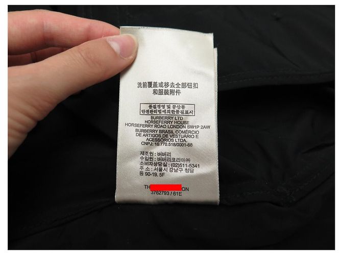 ABRIGO IMPERMEABLE BURBERRY TRENCH LARGO MEDIO BRIT 3762793 M 38 NEGRO COAT - vista 9