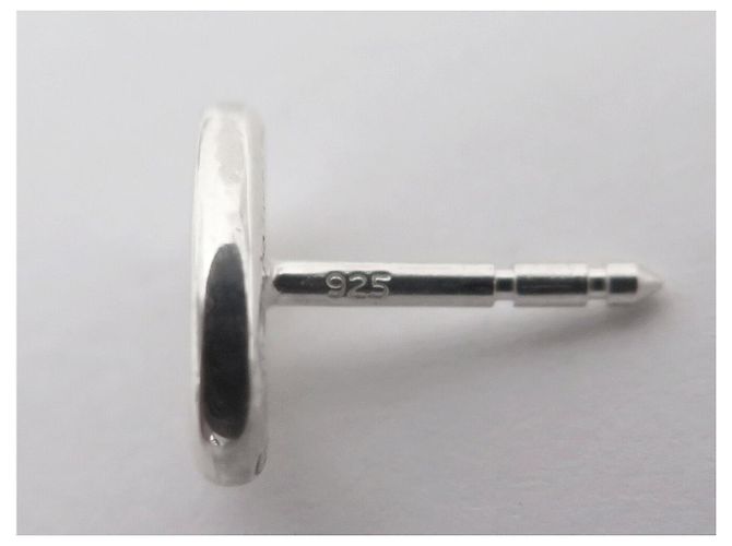 Hermès NEW HERMES FARANDOLE EARRINGS VERY SMALL MODEL SILVER EARRINGS Silvery - view 9