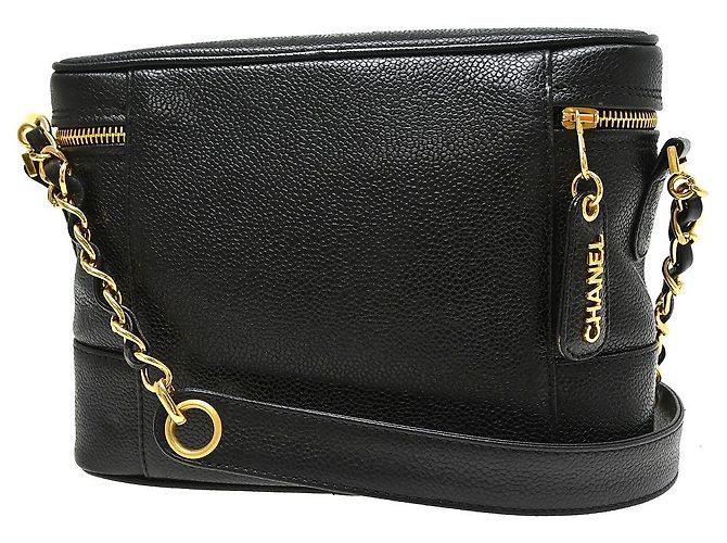 Chanel Vintage Timeless Vanity Case Caviar Small Schwarz - Ansicht 2