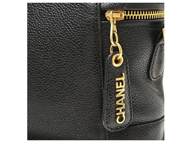 Chanel Vintage Timeless Vanity Case Caviar Small Schwarz - Ansicht 6