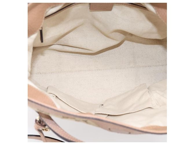 Gucci Bree Convertible Top Handle GG Canvas with Leather Medium Beige - vista 5