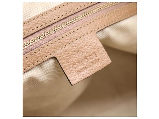Gucci Bree Convertible Top Handle GG Canvas with Leather Medium Beige - vista 6