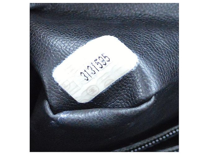 Chanel Vintage Front Pocket Caviar Large Nero - vista 4