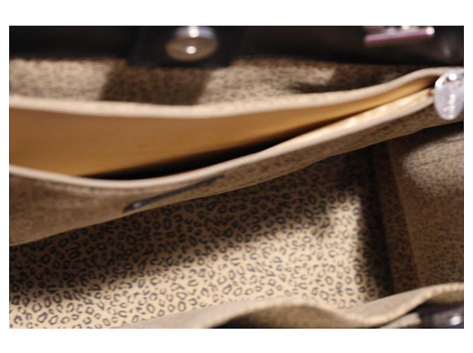 Borsa Tote Cartier Panthère in pelle nera Nero - vista 7
