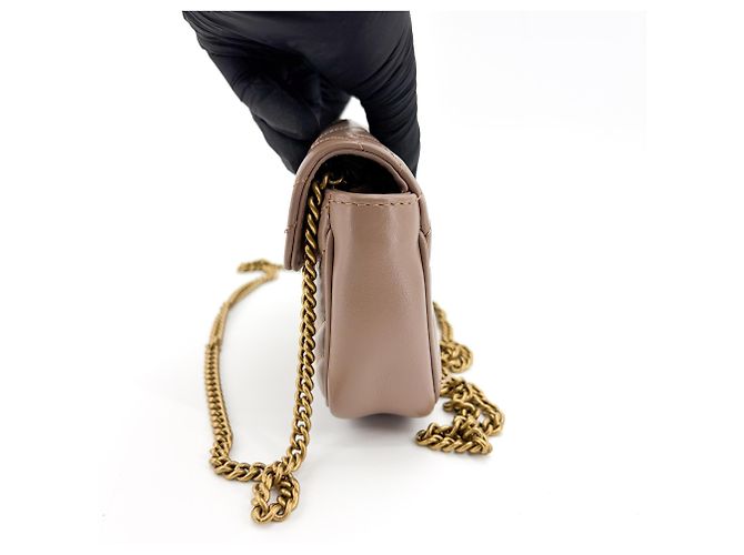 Gucci GG Marmont Flap Matelasse Leather Medium - vista 3