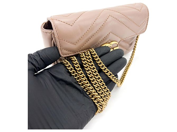 Gucci GG Marmont Flap Matelasse Leather Medium - vista 7