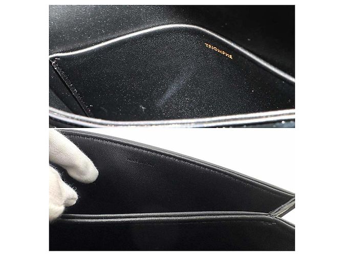 Céline Celine Teen Triomphe Handtasche Schwarz - Ansicht 8