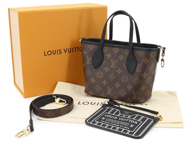 Bolso Louis Vuitton Neverfull Inside Out BB Monogram Negro Monograma - vista 2
