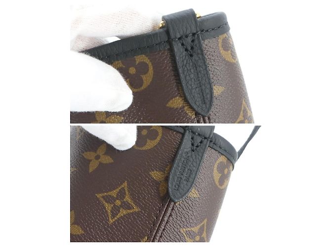 Bolso Louis Vuitton Neverfull Inside Out BB Monogram Negro Monograma - vista 8