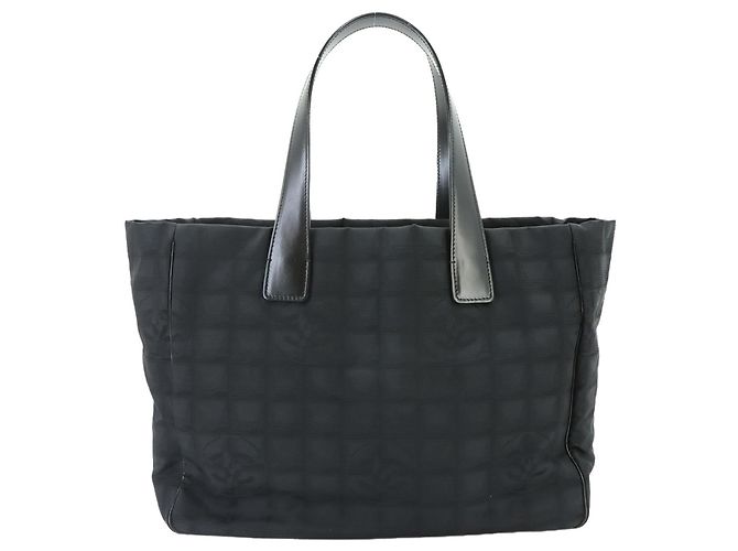 Borsa Chanel New Travel Line Tote MM Nero - vista 3
