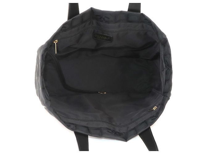 Borsa Chanel New Travel Line Tote MM Nero - vista 7