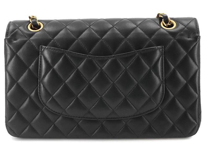 Borsa a tracolla con catena Chanel Matelasse 25 Nero - vista 2