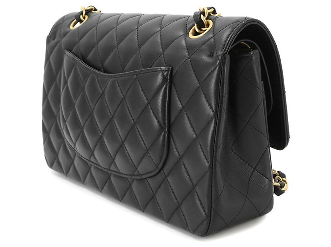 Borsa a tracolla con catena Chanel Matelasse 25 Nero - vista 3