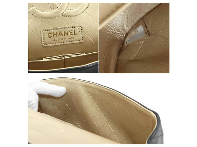 Borsa a tracolla con catena Chanel Matelasse 25 Nero - vista 8